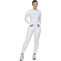 Womens Amia Screen Print Knee Patch Breeches